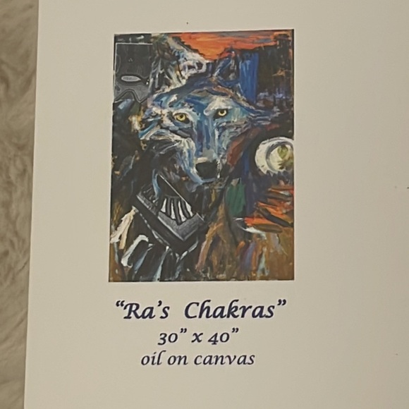 Small Artist Print Greeting card or frame -“Ra’s Chakras” - Picture 4 of 6